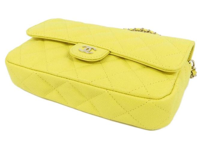 Custodia per telefono Chanel Timeless Classic Line AP2096 Giallo - vista 3