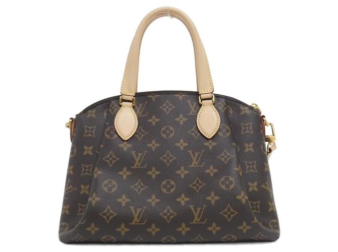 Borsa Louis Vuitton Monogram Rivoli PM Marrone - vista 2