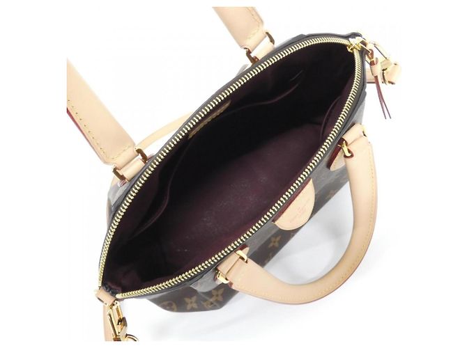 Borsa Louis Vuitton Monogram Rivoli PM Marrone - vista 7