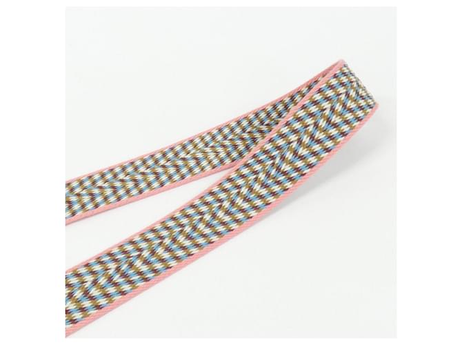 Correa Zigzag de Hermès Blanco Dorado - vista 2