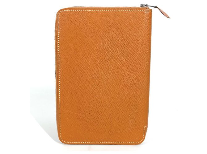 Cartera Larga Azap de Hermès en Cuero Dorado - vista 2
