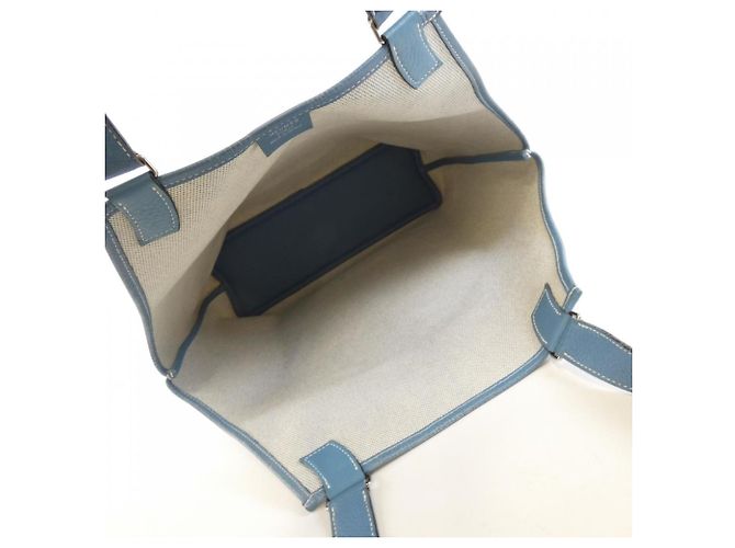 Borsa a Spalla Hermès Jardinier Blu - vista 8