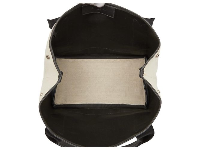 Borsa a mano Cabas Small Balenciaga in blu navy Nero Beige - vista 10