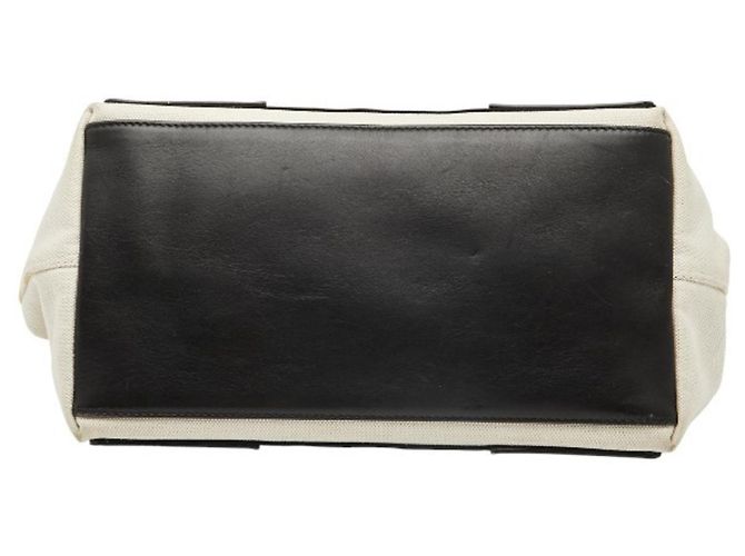 Borsa a mano Cabas Small Balenciaga in blu navy Nero Beige - vista 3