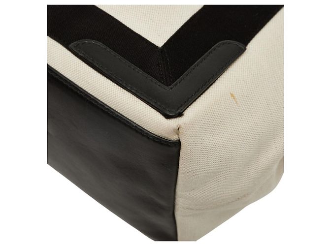 Borsa a mano Cabas Small Balenciaga in blu navy Nero Beige - vista 5