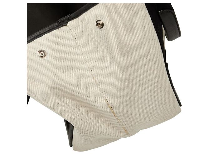 Borsa a mano Cabas Small Balenciaga in blu navy Nero Beige - vista 9