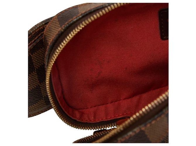 Borsa a Spalla Damier Geronimos di Louis Vuitton Marrone - vista 12