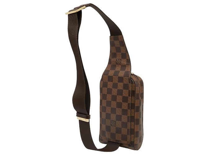 Borsa a Spalla Damier Geronimos di Louis Vuitton Marrone - vista 2