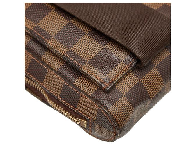 Borsa a Spalla Damier Geronimos di Louis Vuitton Marrone - vista 7