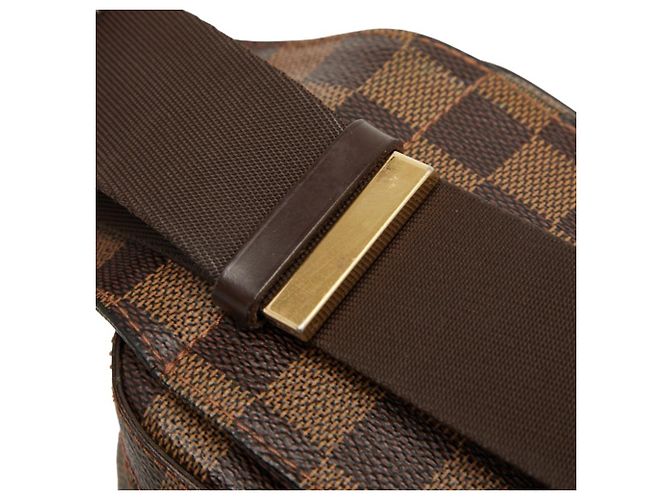 Borsa a Spalla Damier Geronimos di Louis Vuitton Marrone - vista 8