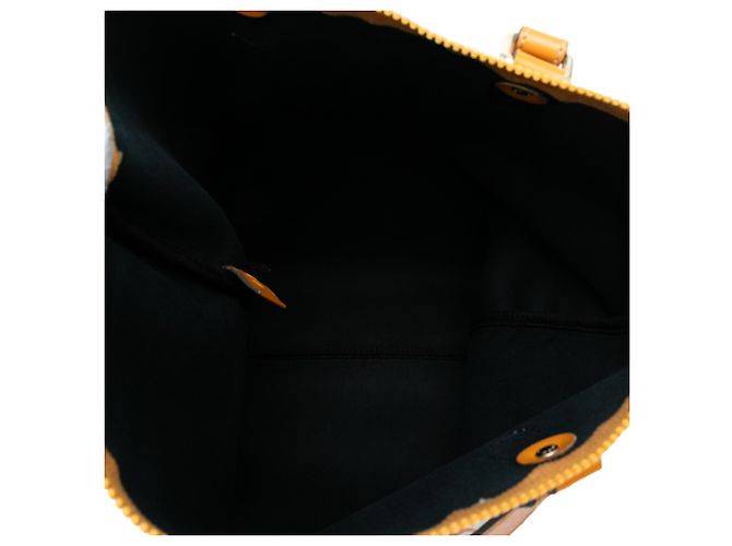 Gucci Weiß GG Supreme Heritage Logo Flach Zip Tote - Ansicht 4