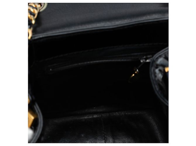 Chanel Nero CC in Pelle Verniciata Borsa a Tracolla - vista 4