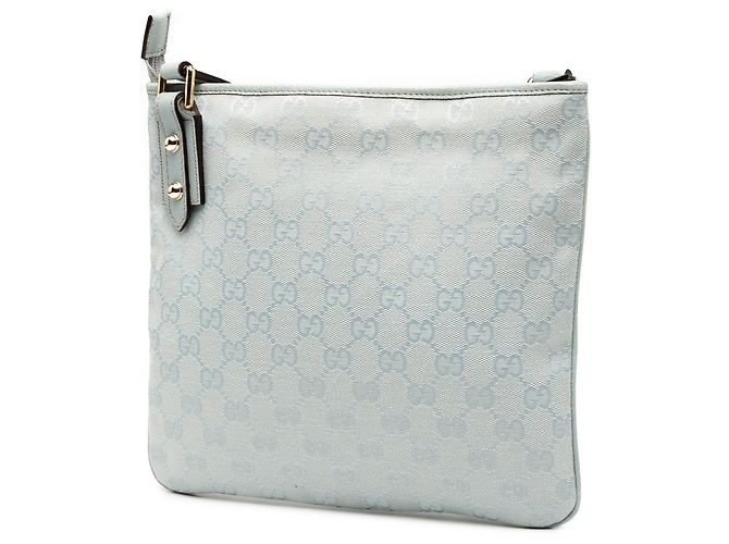 Borsa a tracolla in tela GG blu Gucci Blu chiaro - vista 2