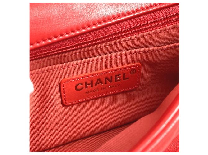 Borsa a spalla a doppia catena trapuntata con gioielli Chanel Rosa Rosso - vista 11