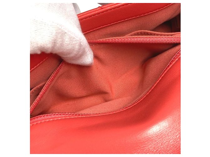Borsa a spalla a doppia catena trapuntata con gioielli Chanel Rosa Rosso - vista 12