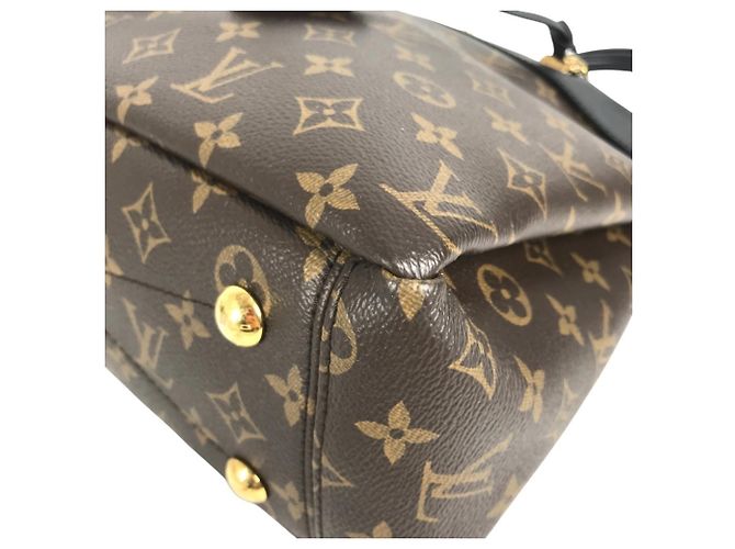 Borsa Tote Pallas Monogram Louis Vuitton Marrone Nero Monogramma - vista 5