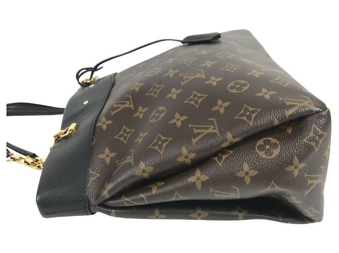 Borsa Tote Pallas Monogram Louis Vuitton Marrone Nero Monogramma - vista 8