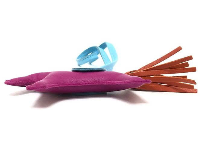 Borsa charm Rodeo PM di Hermès Blu Porpora - vista 3