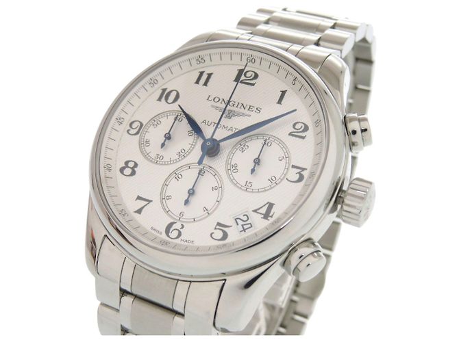 Relógio automático em aço inoxidável da Coleção Master da Longines - vista 4