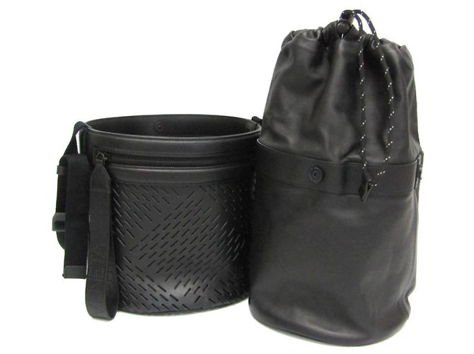 Borsa a secchiello con coulisse Bottega Veneta Nero - vista 15