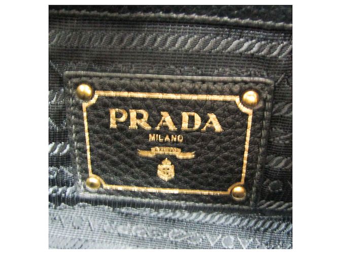 Prada VITELLO PHENIX 1BG044 Borsa in pelle da donna / Borsa a spalla Nero - vista 14