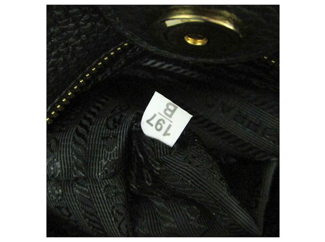 Prada VITELLO PHENIX 1BG044 Borsa in pelle da donna / Borsa a spalla Nero - vista 16