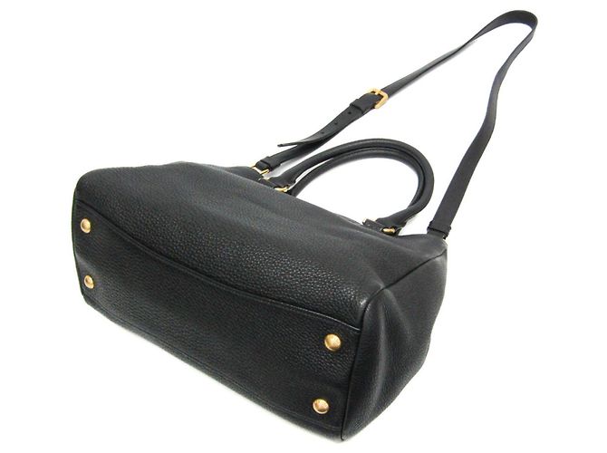 Prada VITELLO PHENIX 1BG044 Borsa in pelle da donna / Borsa a spalla Nero - vista 3