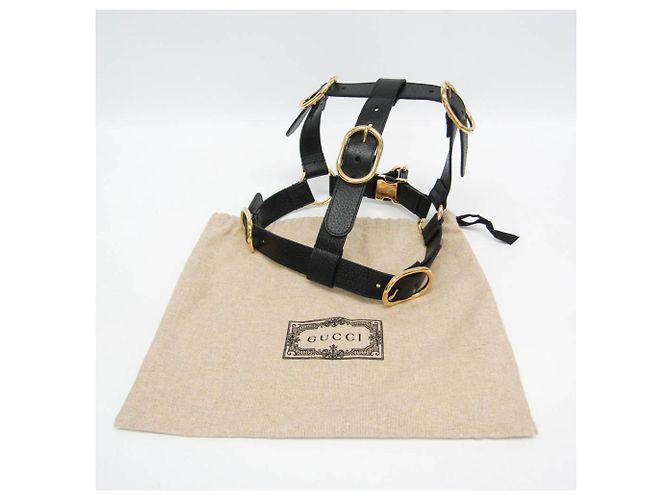 Gucci Interlocking G Pet Harness Black - view 2