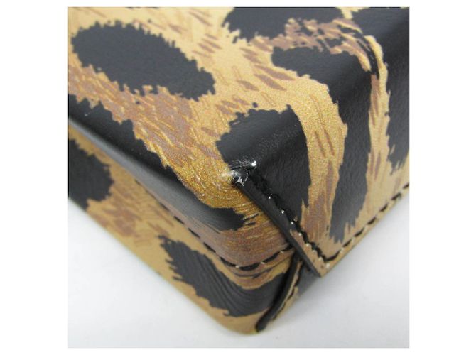 Borsa a Spalla con Stampa Leopardo Balenciaga Nero Beige - vista 5