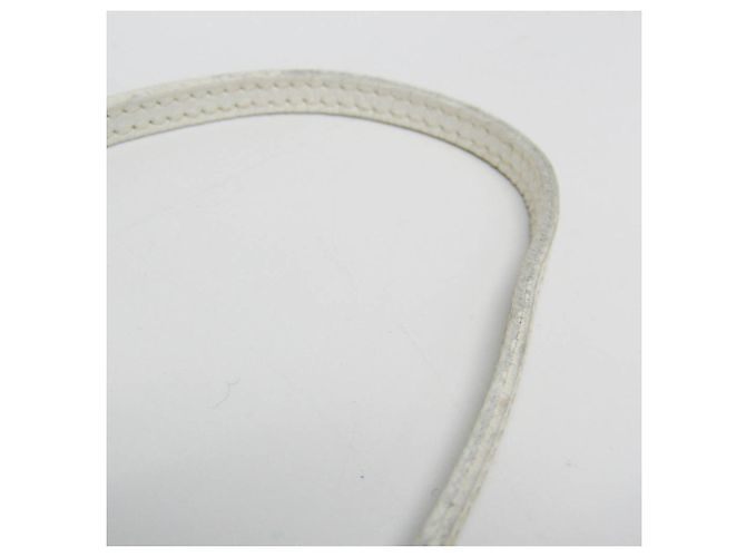 Borsa a Spalla in Pelle di Capra Onimaitou di Hermès Bianco - vista 14