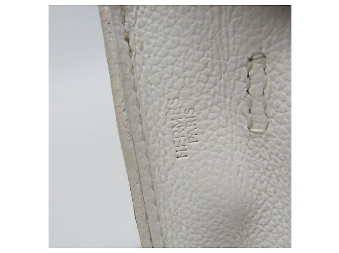 Borsa a Spalla in Pelle di Capra Onimaitou di Hermès Bianco - vista 19