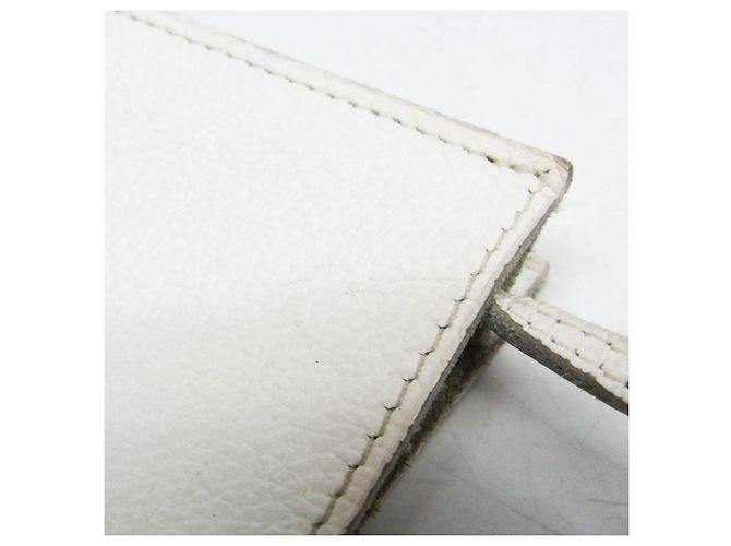 Borsa a Spalla in Pelle di Capra Onimaitou di Hermès Bianco - vista 8