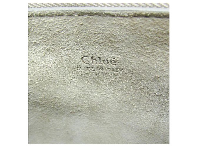 Chloé Faye Schultertasche aus mittelbraunem Leder und Wildleder - Ansicht 19
