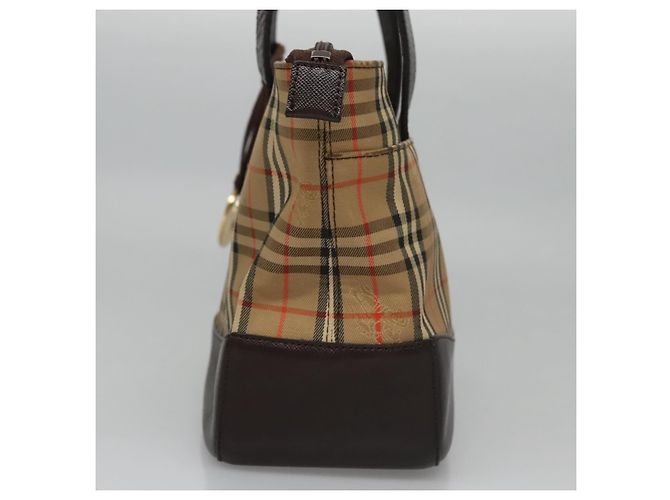 Mini-Handtasche mit Nova-Check-Muster von Burberry Beige - Ansicht 3