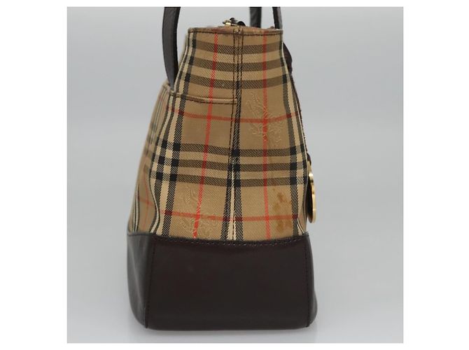 Mini-Handtasche mit Nova-Check-Muster von Burberry Beige - Ansicht 4