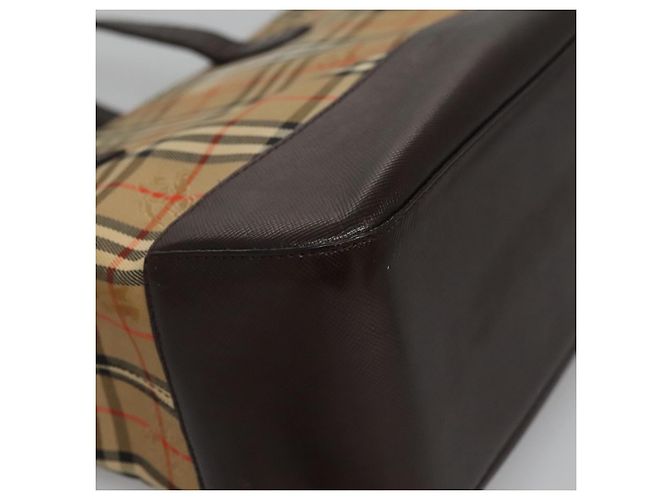 Mini-Handtasche mit Nova-Check-Muster von Burberry Beige - Ansicht 7