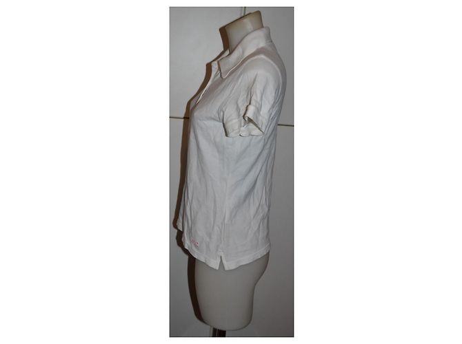 Polo in cotone Woolrich bianca M - vista 3