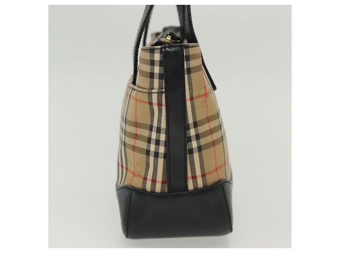 Burberry Nova Handbag Check Pattern Mini Beige - view 4