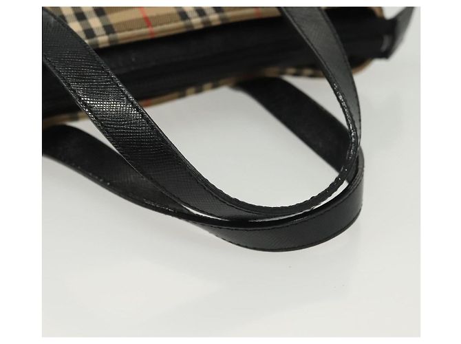 Burberry Nova Handbag Check Pattern Mini Beige - view 7