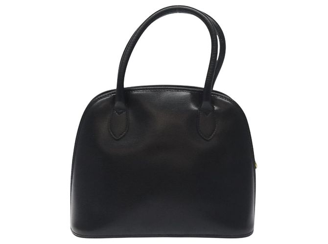 Céline Sac à main en cuir avec logo circulaire Celine Noir - vue 2