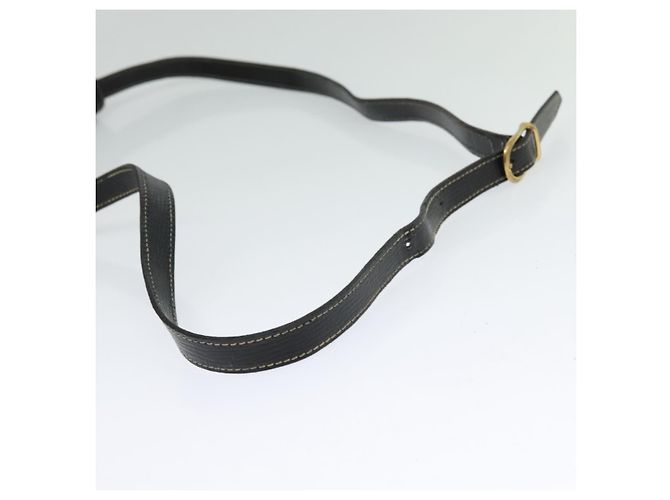Céline Celine Vintage Circle Logo Leather Small Nero - vista 7