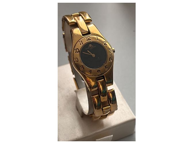 Orologio Baume & Mercier Linea Placcato Oro Quadrante Nero D'oro - vista 2
