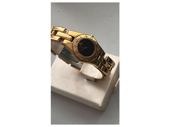 Orologio Baume & Mercier Linea Placcato Oro Quadrante Nero D'oro - vista 4