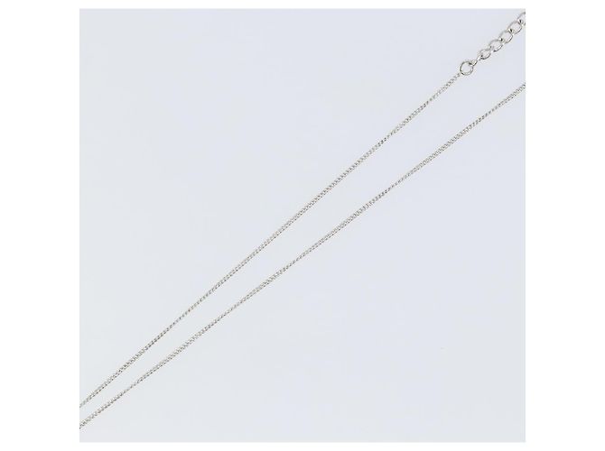 Collar Péndulo CD Christian Dior Metal Plata - vista 7