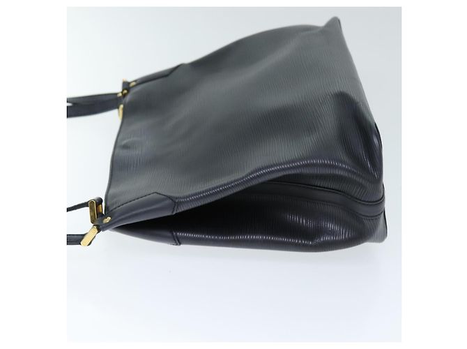 Borsa Louis Vuitton Mandara in pelle Epi MM Nero - vista 3