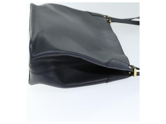 Borsa Louis Vuitton Mandara in pelle Epi MM Nero - vista 4
