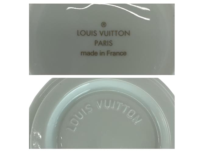 Tasse Monogram Louis Vuitton Marron Blanc - vue 3