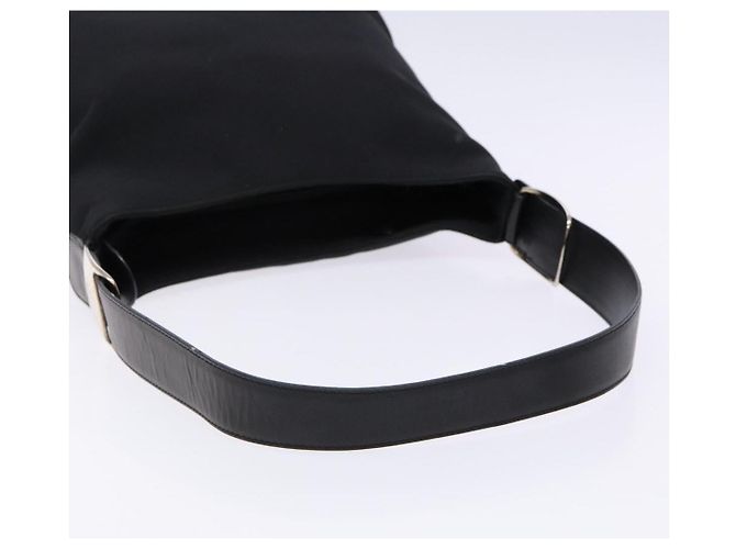 Borsa a Spalla Vala in Tela Salvatore Ferragamo Nero - vista 7