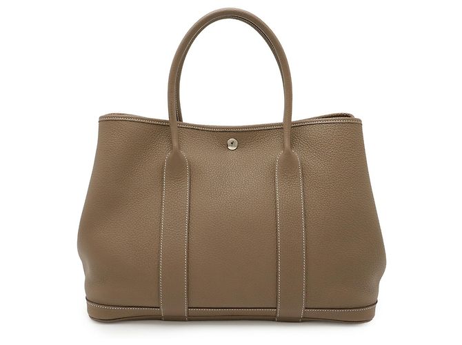 Hermès Borsa Tote Garden PM HERMES Grigio Taupe - vista 2