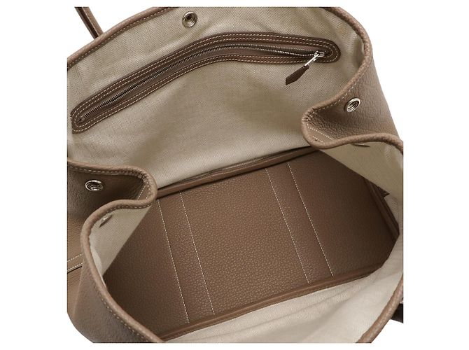 Hermès Borsa Tote Garden PM HERMES Grigio Taupe - vista 6